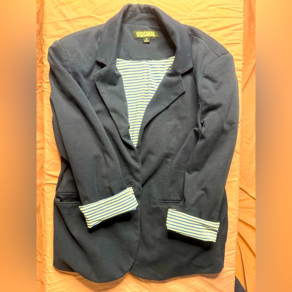 Navy blue blazer